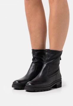 Paul Green Bottines à Plateau Black Femme