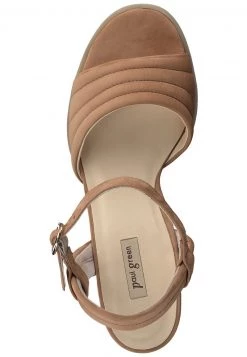 Paul Green Sandales à Plateforme Royal Nubuk Sisal Femme -France Paul Green Soldes Boutique f191e4add1f749a08b2a38d959aaa8ba