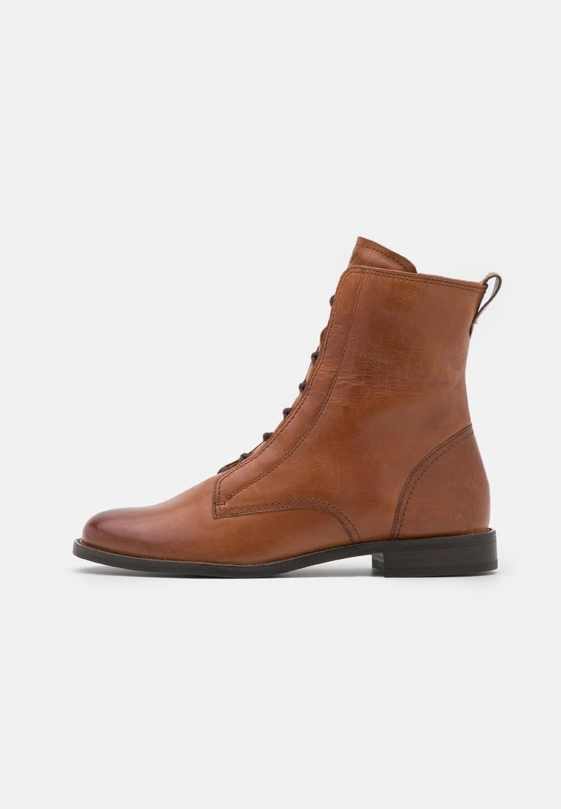 Paul Green Femme Bottines à Lacets Cognac 4 Paul Green Femme Bottines à Lacets Cognac – Image 2