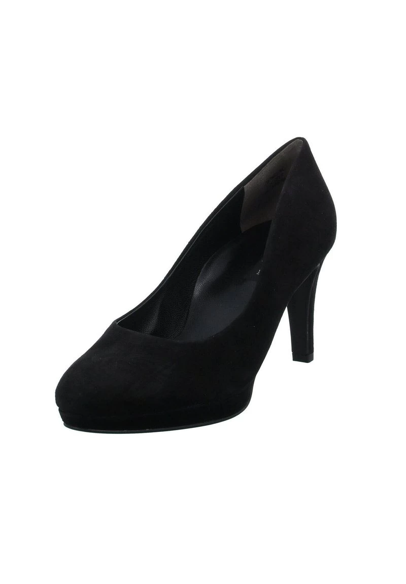 Paul Green Femme Sandales à Talons Hauts Schwarz 4 Paul Green Femme Sandales à Talons Hauts Schwarz – Image 2